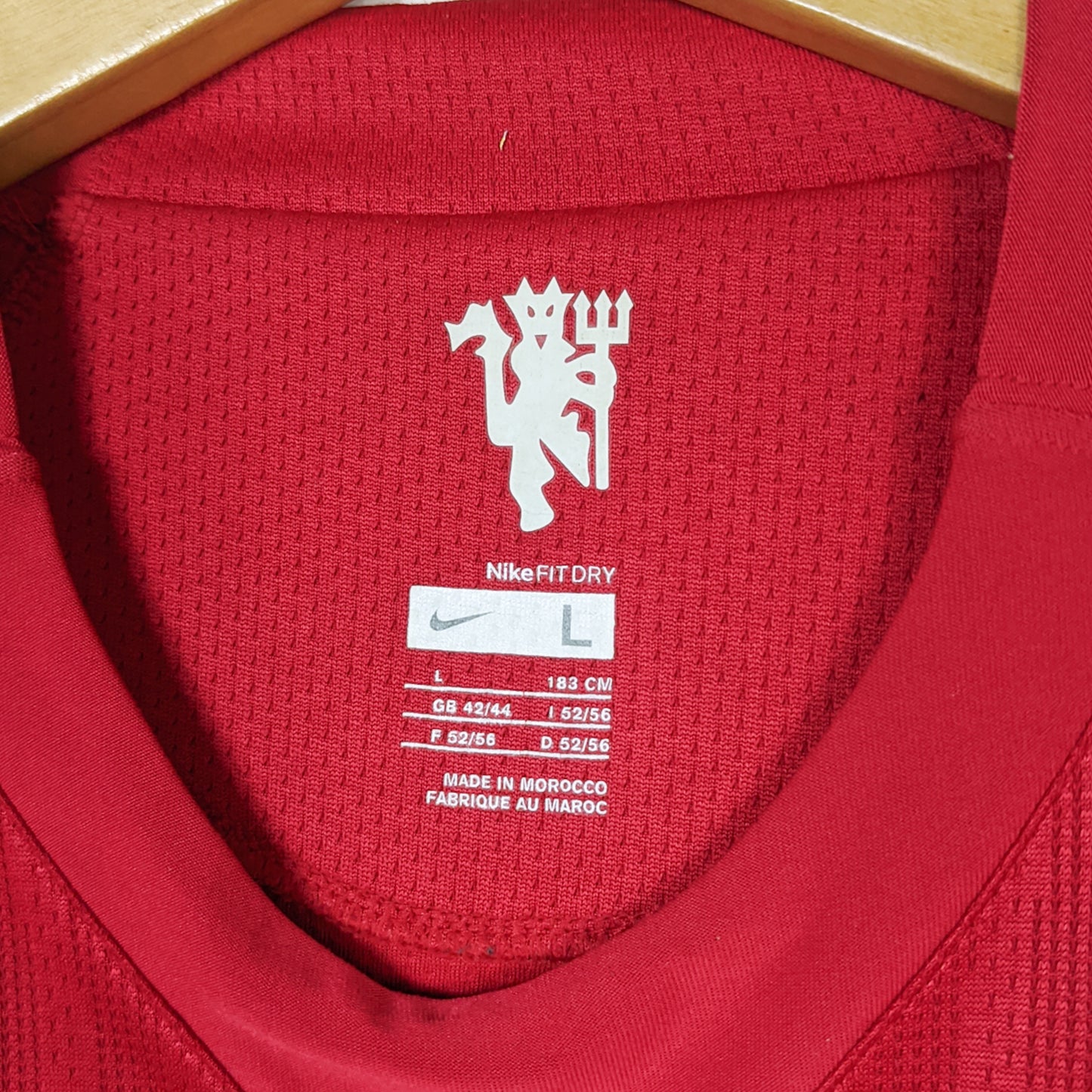 Original Manchester United 2008/09 Home - Ronaldo #7 Size L (Long Sleeve)
