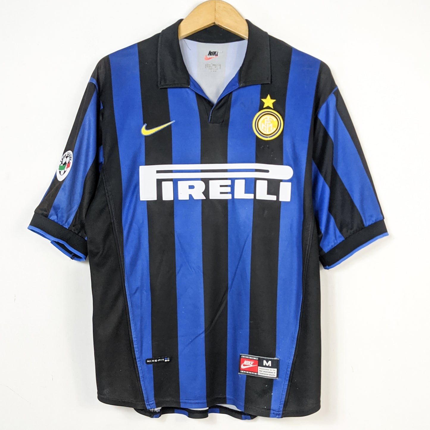 Original Inter Milan 1998/99 Home - Ronaldo #9 Size M