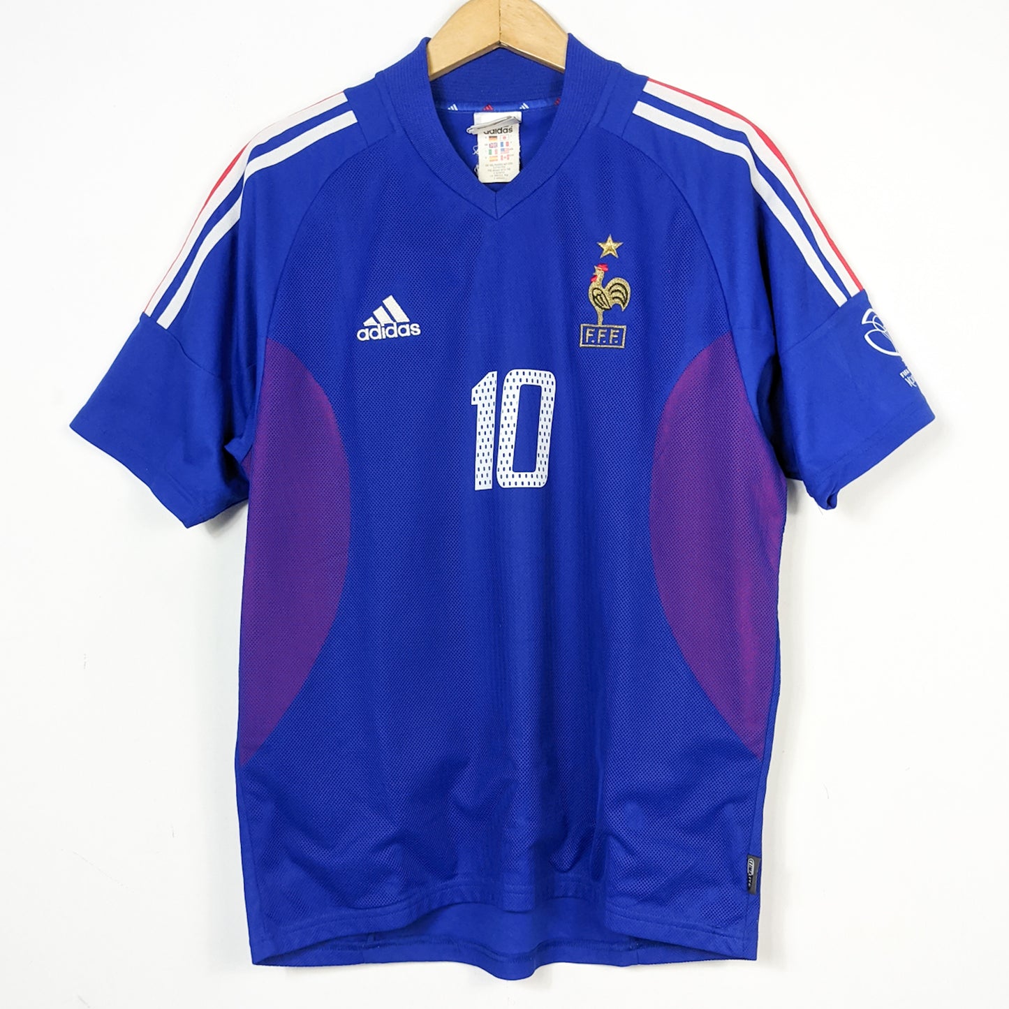 Original France 2002 Home - Zidane #10 Size fit L