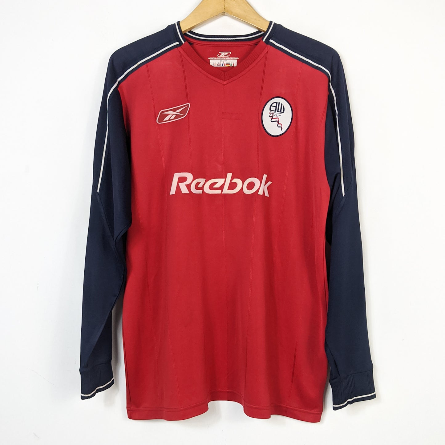 Original Bolton 2003/05 Away - Okocha #10 Size L (Long Sleeve)