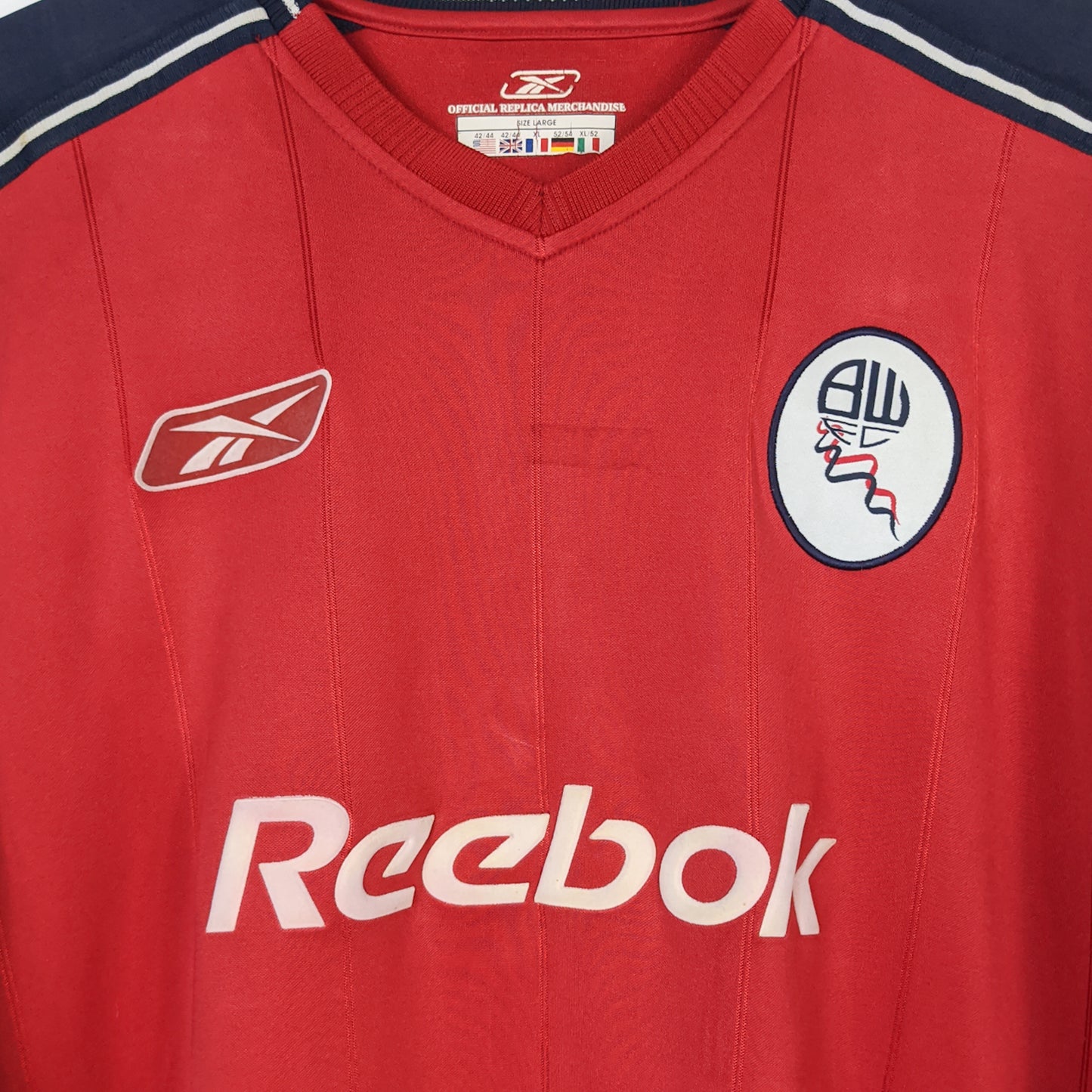 Original Bolton 2003/05 Away - Okocha #10 Size L (Long Sleeve)