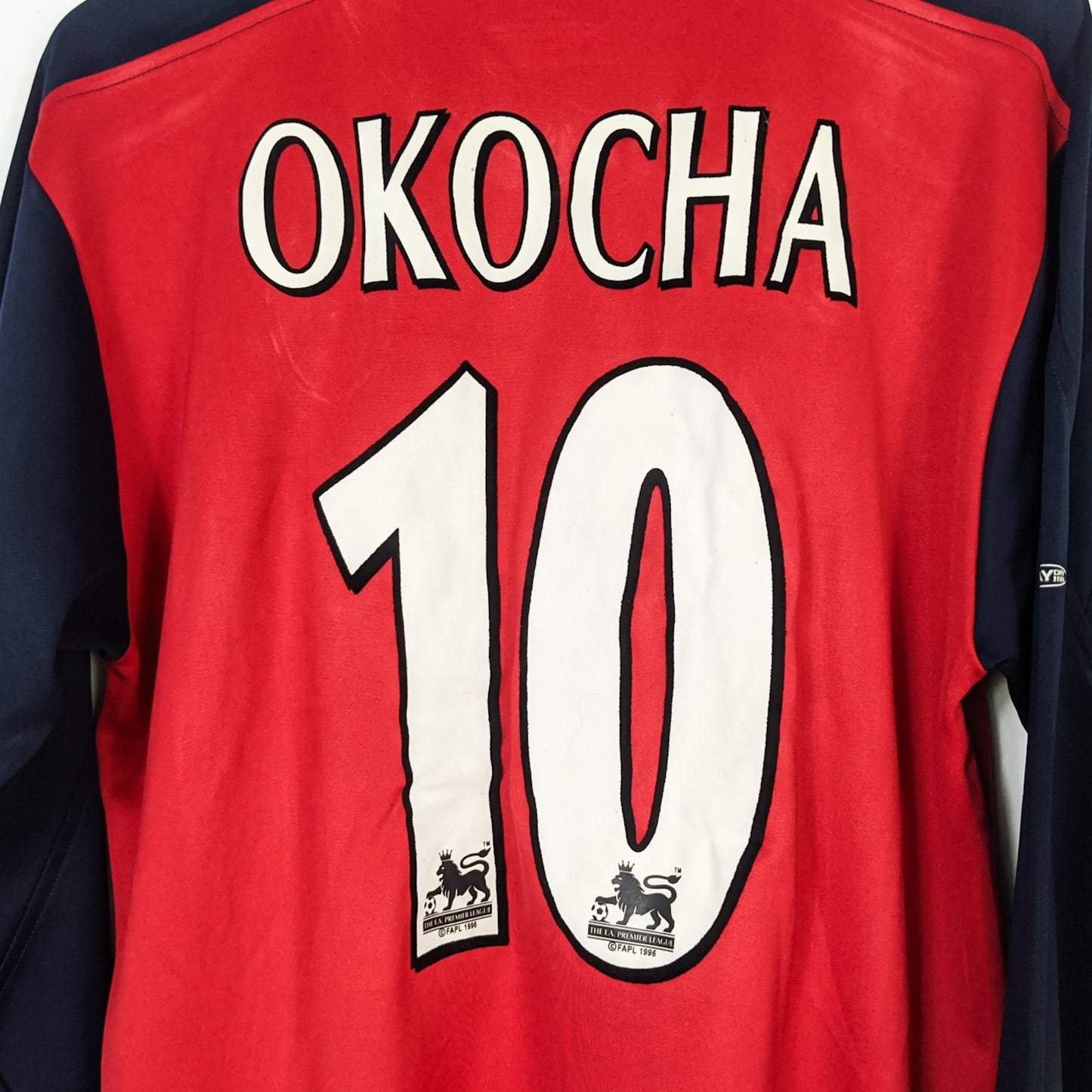 Original Bolton 2003/05 Away - Okocha #10 Size L (Long Sleeve)