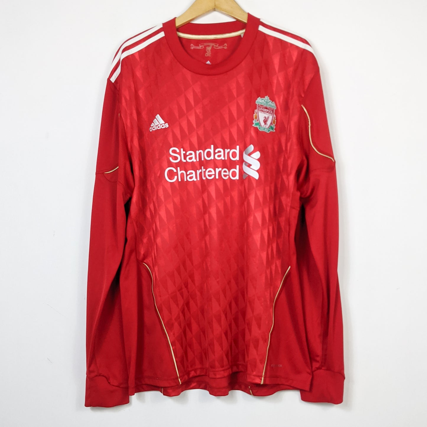Original Liverpool 2010/12 Home - Suarez #7 Size XXL (Long Sleeve)
