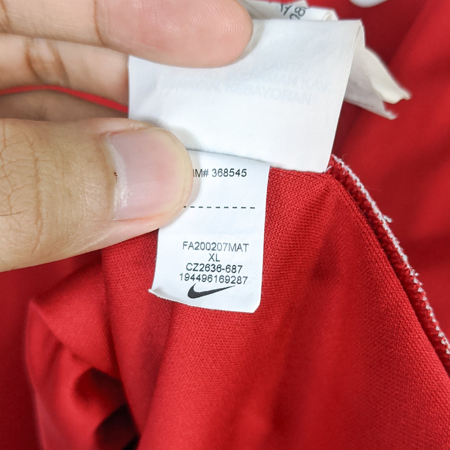 Original Liverpool 2020/21 Home - Jota #20 Size XL