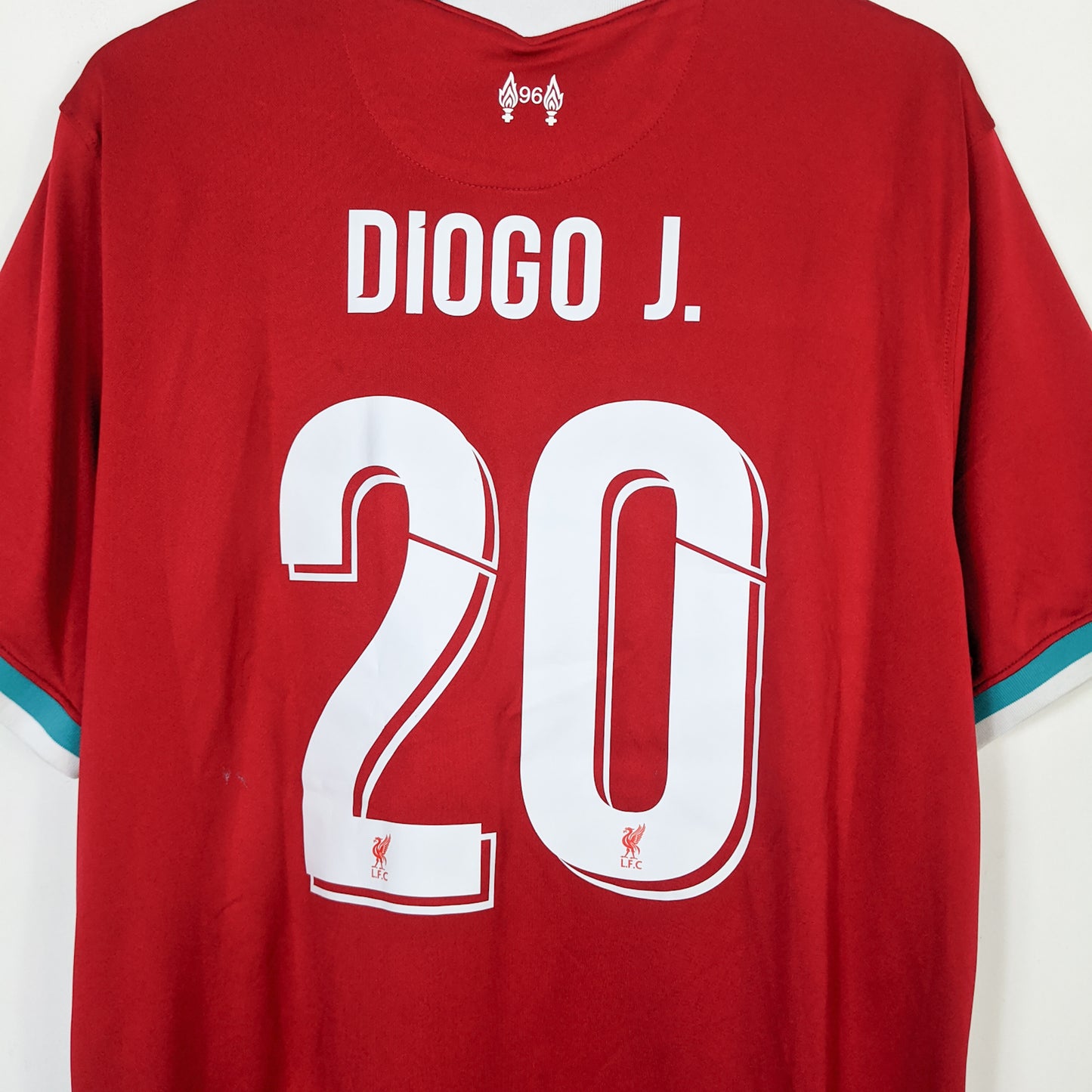 Original Liverpool 2020/21 Home - Jota #20 Size XL