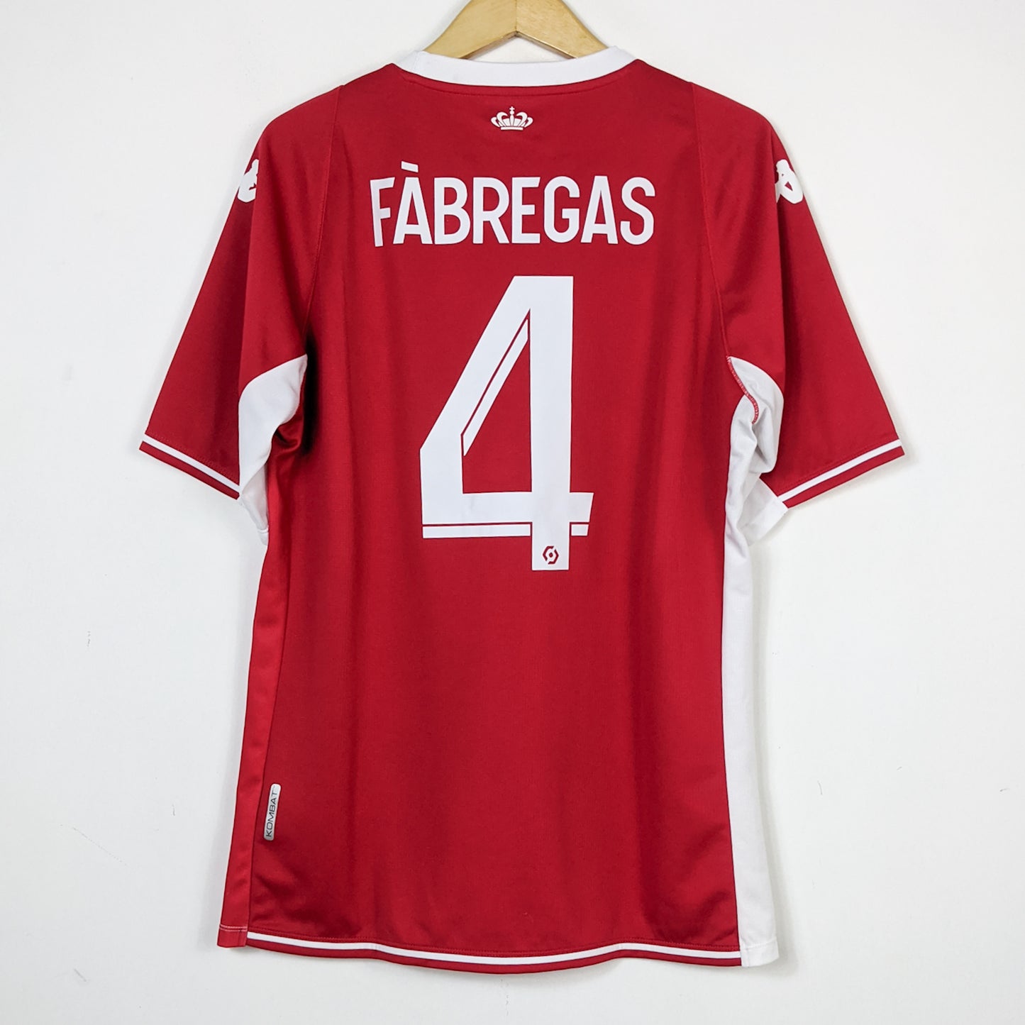 Original AS Monaco 2021/22 Home - Fabregas #4 Size XL