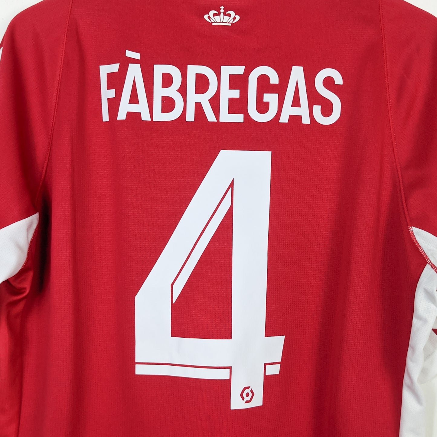 Original AS Monaco 2021/22 Home - Fabregas #4 Size XL