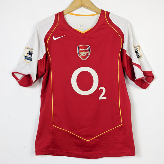 Original Arsenal 2004/05 Home - Reyes #9 Size S