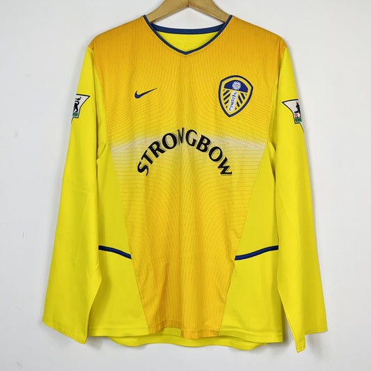 Original Leeds United 2002/03 Away - Kewell #10 Size M (Long Sleeve)