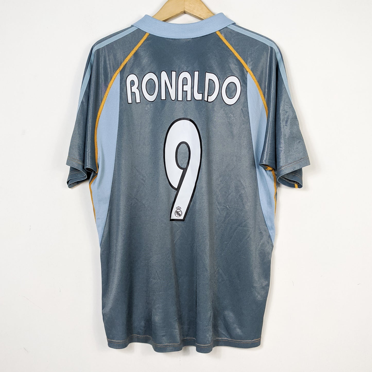 Original Real Madrid 2003/04 Third - Ronaldo #9 Size M fit L