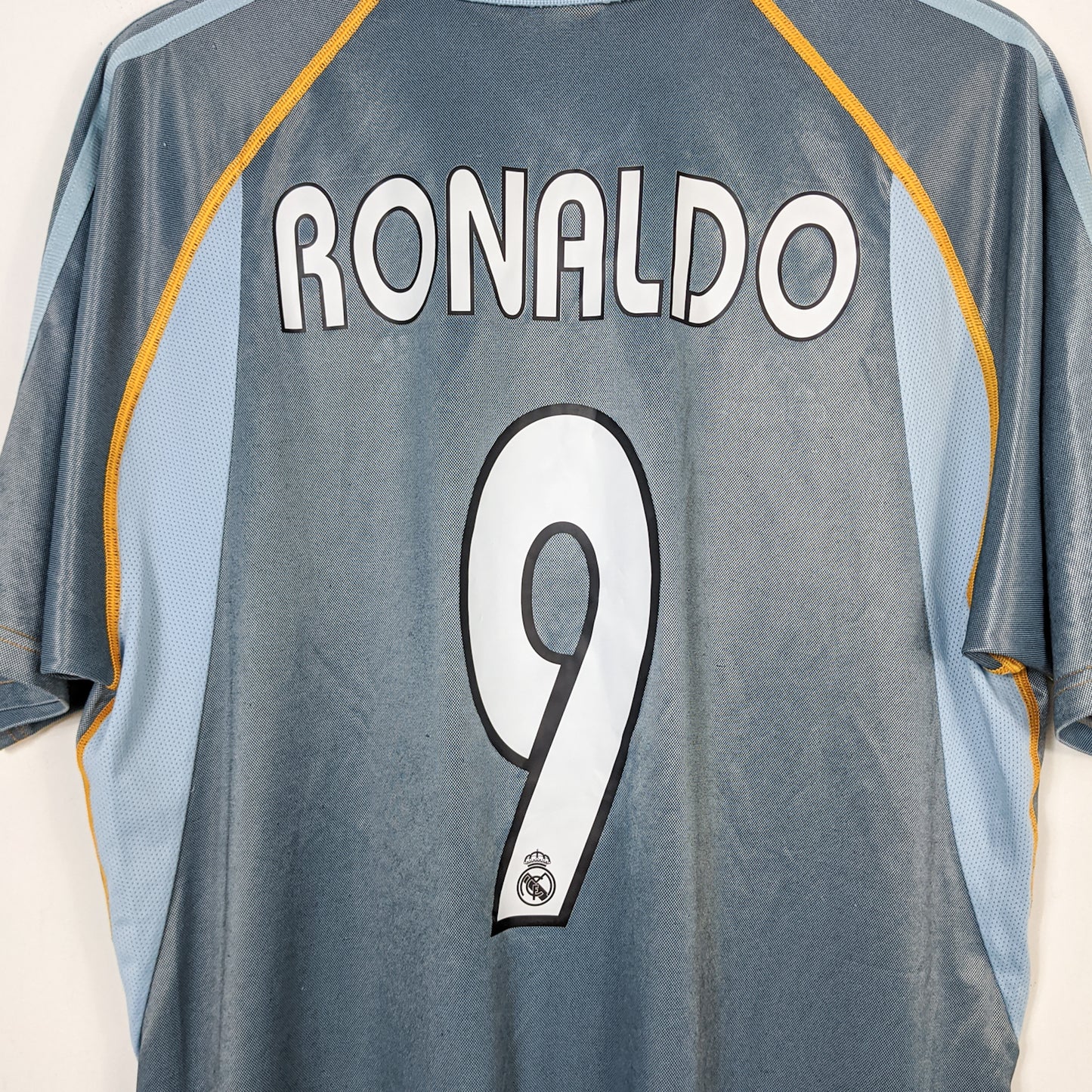 Original Real Madrid 2003/04 Third - Ronaldo #9 Size M fit L