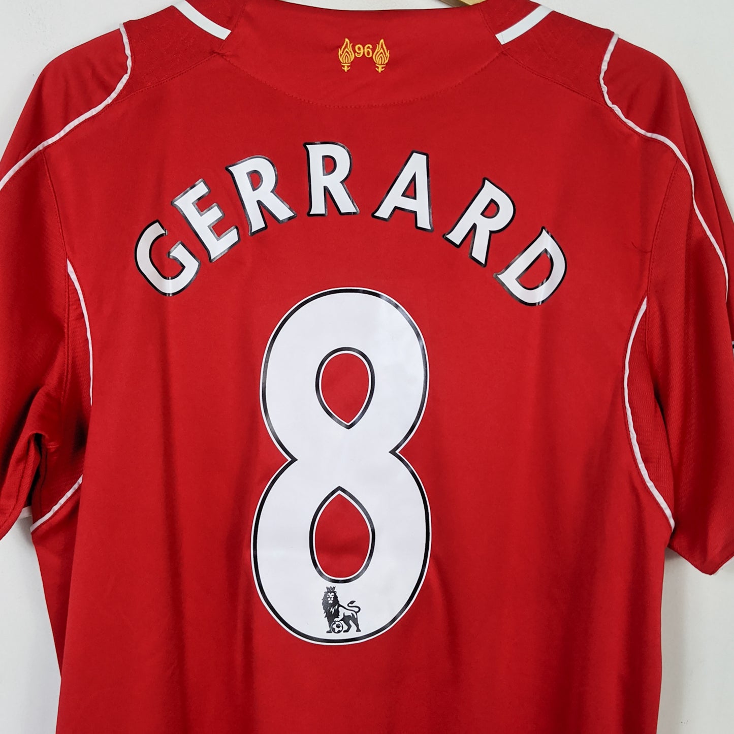 Original Liverpool 2014/15 Home - Gerrard #8 Size L