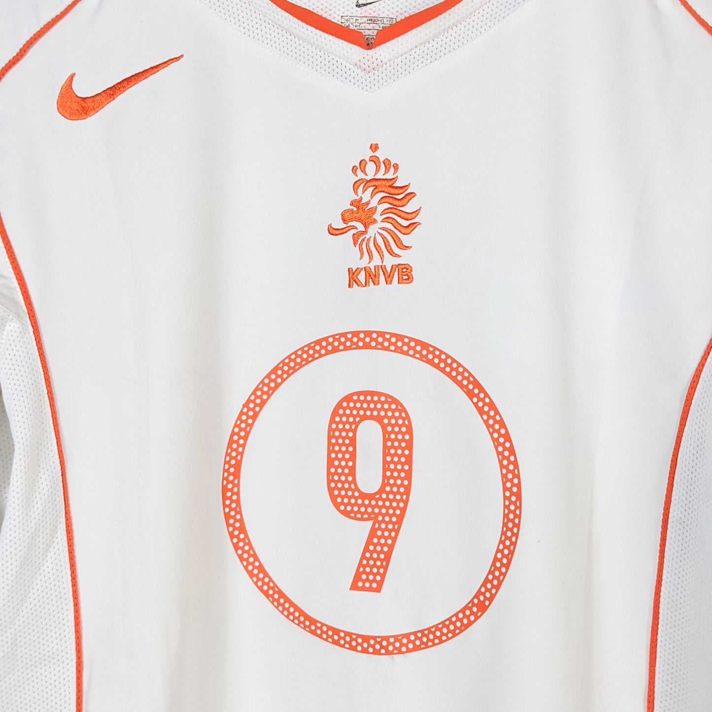 Original Netherlands 2004 Away - Kluivert #9 Size M