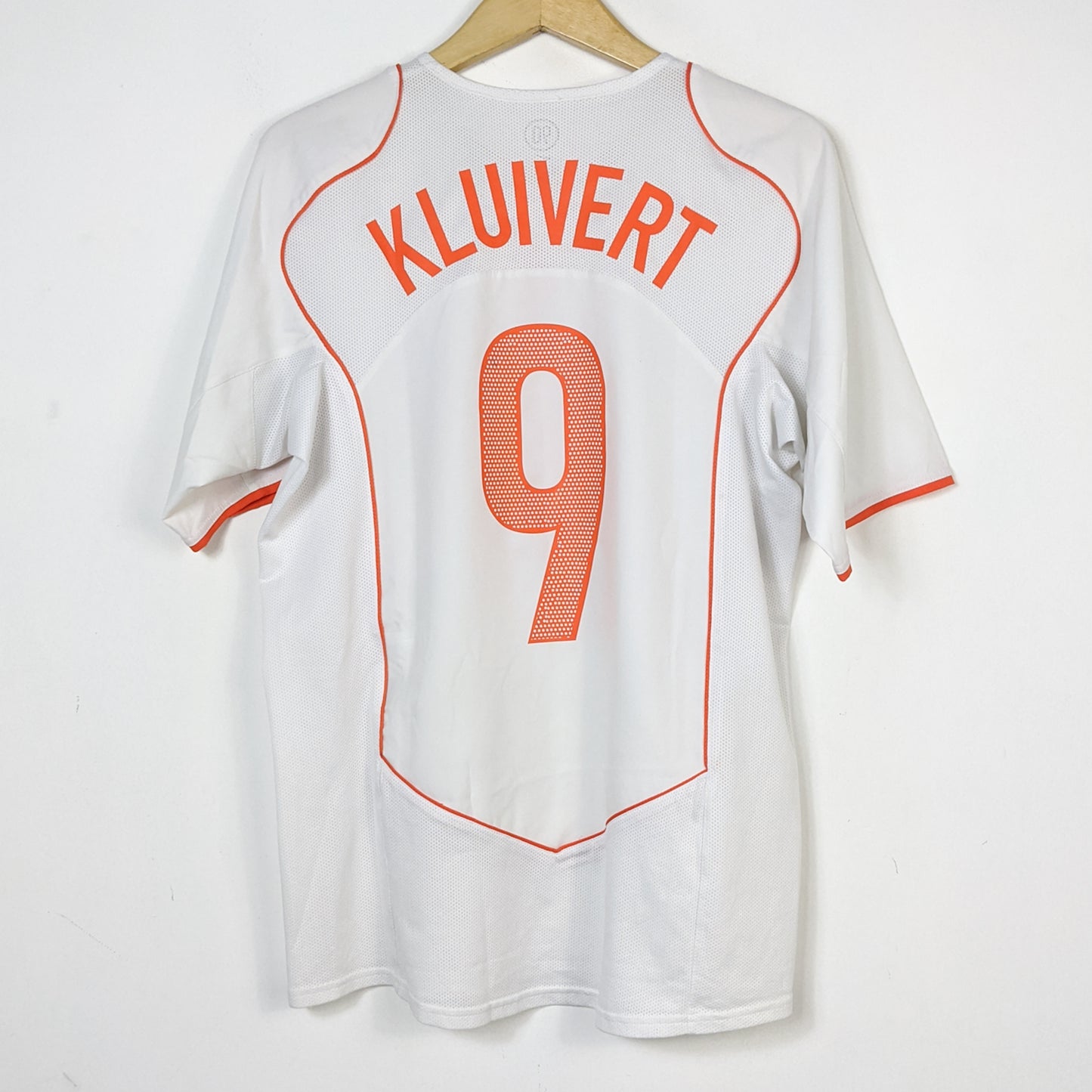 Original Netherlands 2004 Away - Kluivert #9 Size M