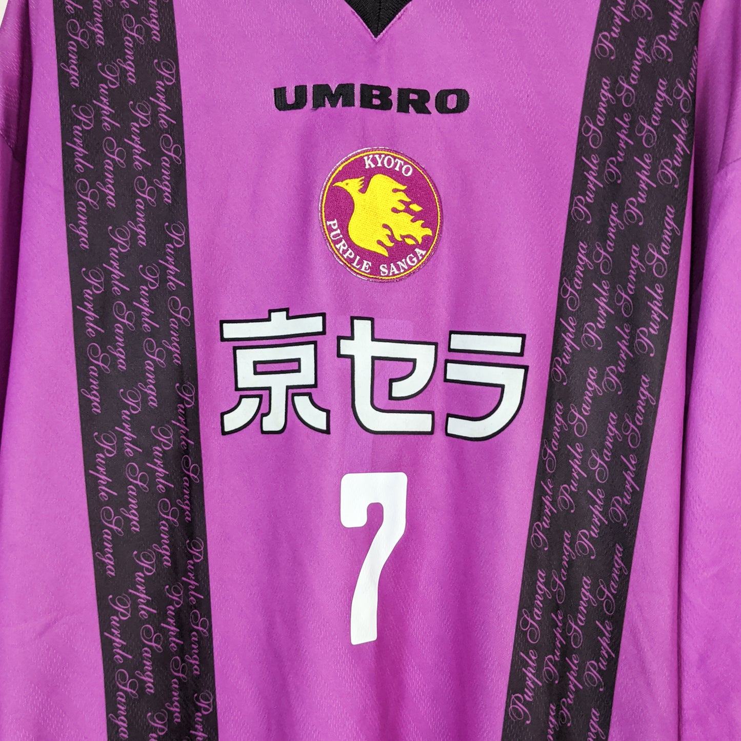 Original Kyoto Sanga 1997/98 Home - #7 Hajime Moriyasu Size M fit L (Long Sleeve)