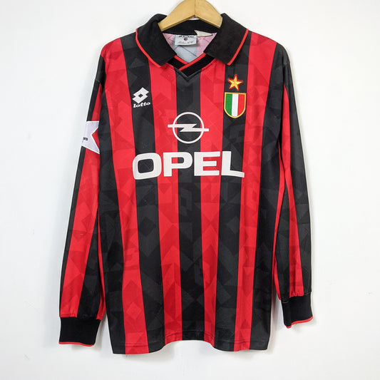 Original AC Milan 1994/95 Home - Savicevic #10 Size L (Long Sleeve) (Player Issue)