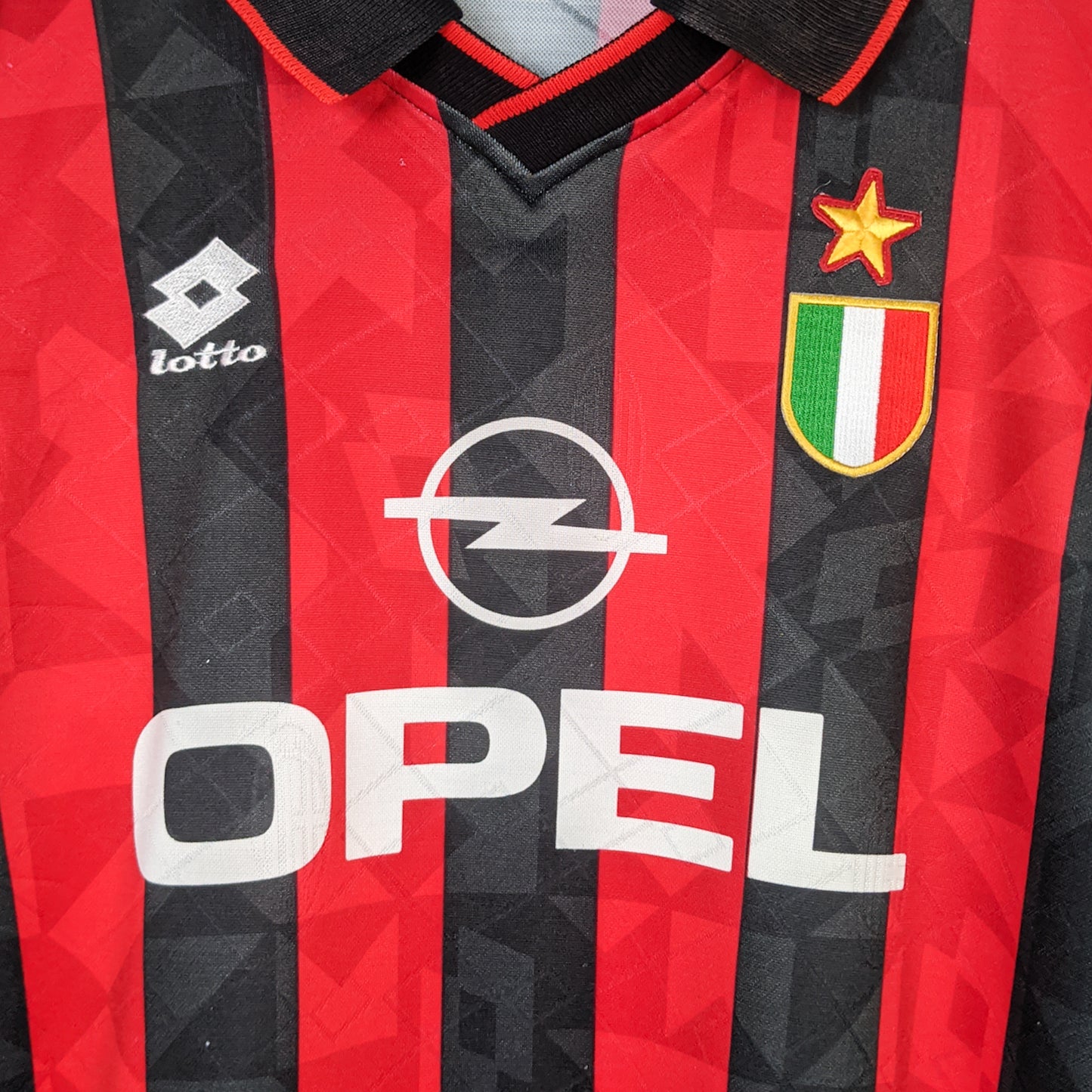 Original AC Milan 1994/95 Home - Savicevic #10 Size L (Long Sleeve) (Player Issue)