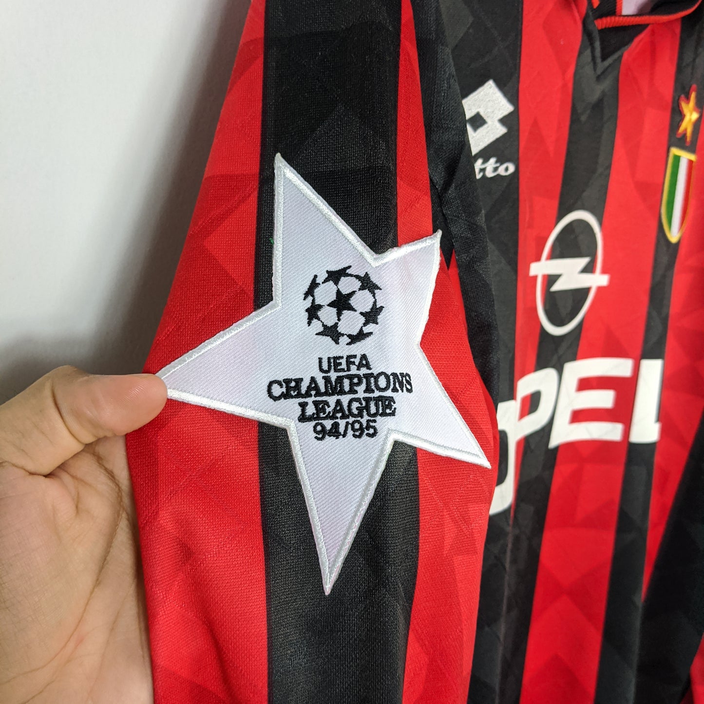 Original AC Milan 1994/95 Home - Savicevic #10 Size L (Long Sleeve) (Player Issue)