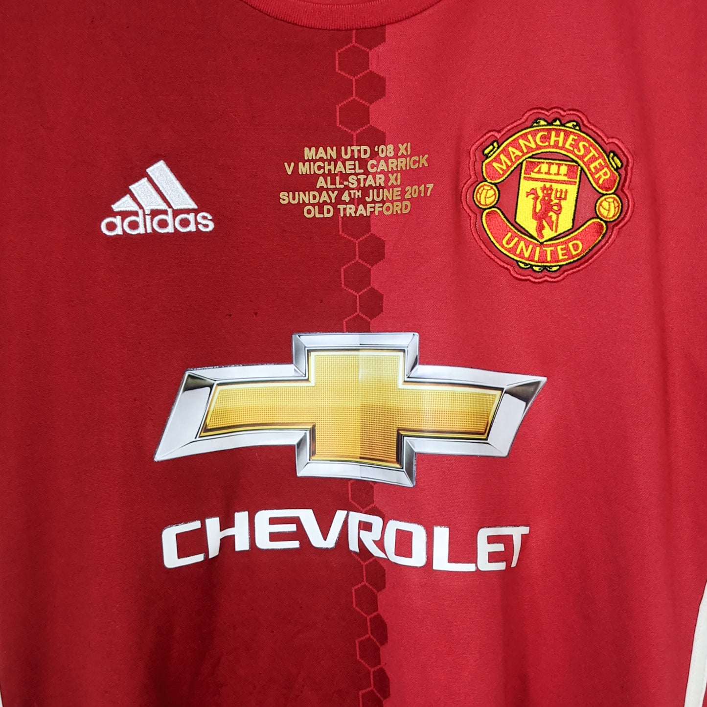 Original Manchester United 2008 Home - Carrick #16 Size M