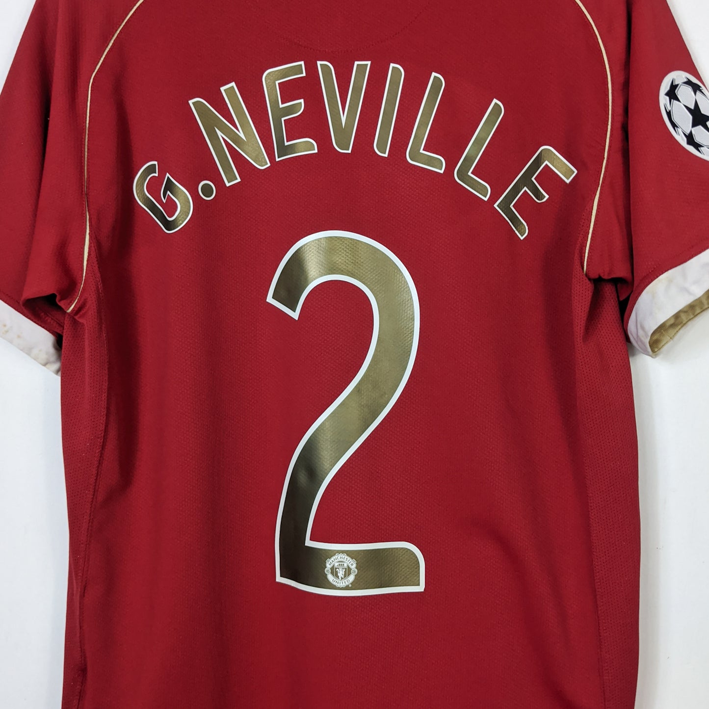 Original Manchester United 2006/07 Home - Neville #2 Size M