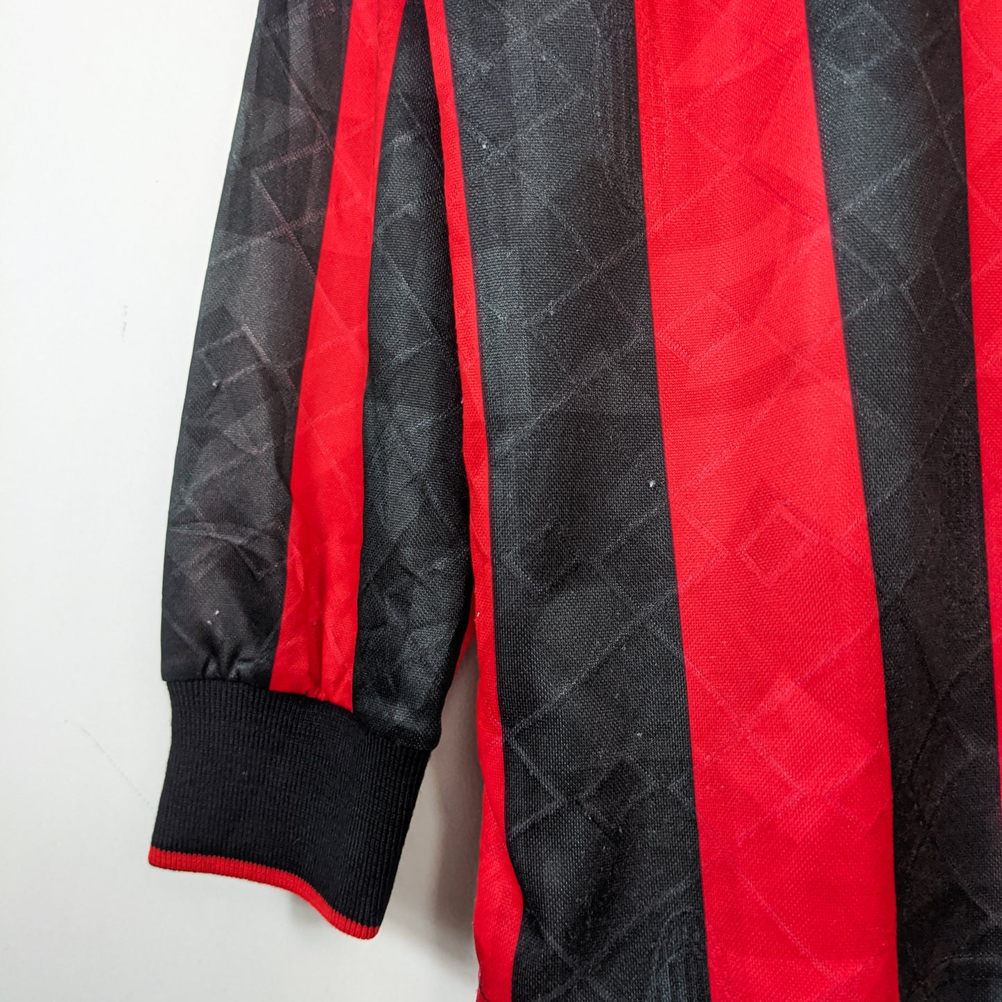 Original AC Milan 1994/95 Home - Maldini #3 Size M (Long Sleeve) ( Player Issue)