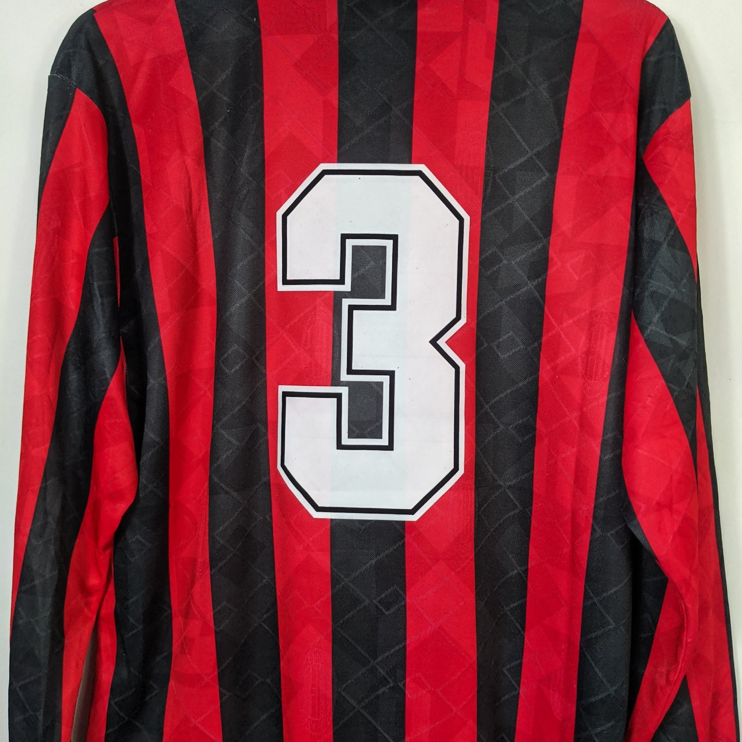 Original AC Milan 1994/95 Home - Maldini #3 Size M (Long Sleeve) ( Player Issue)