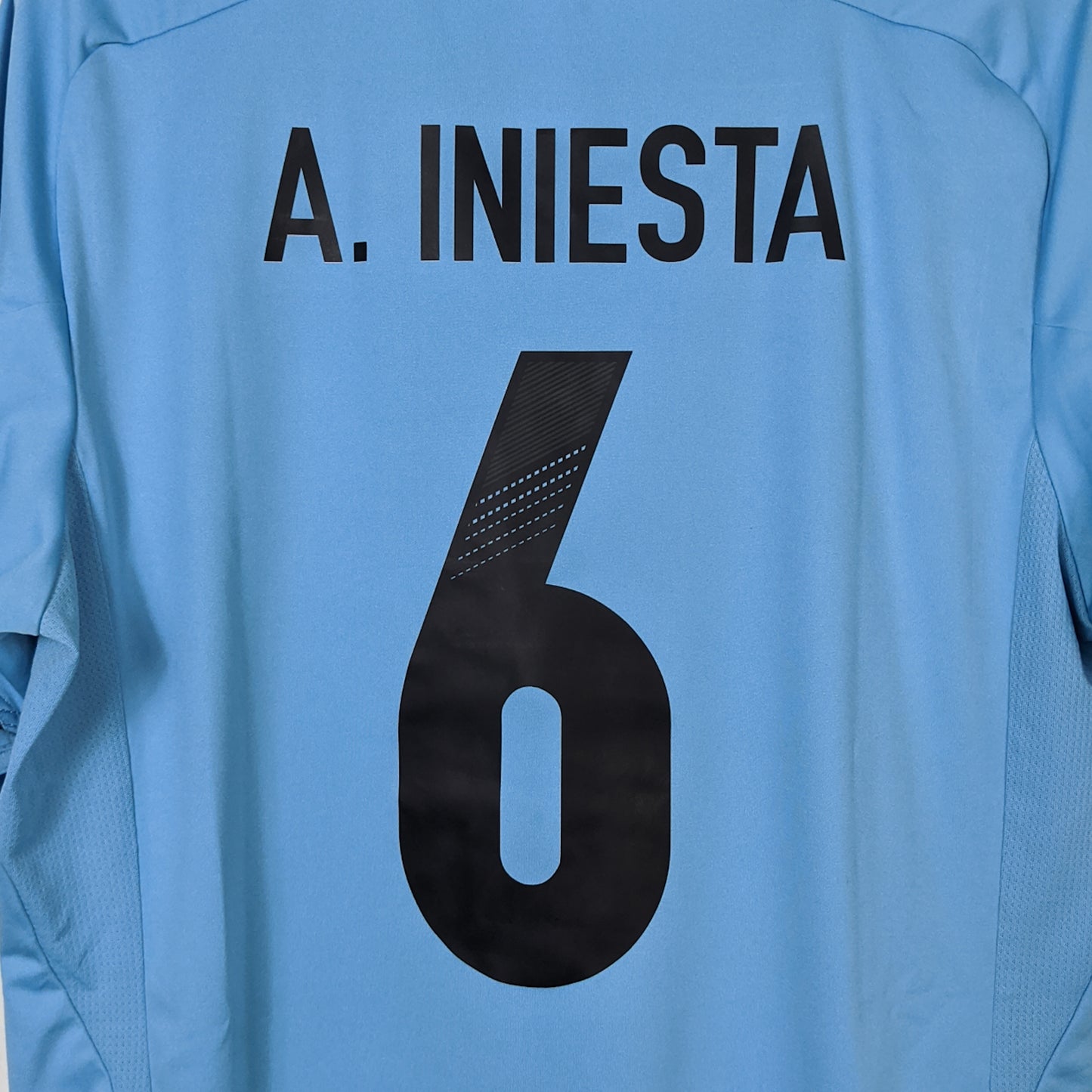 Original Spain 2012 Away - Iniesta #6 Size L