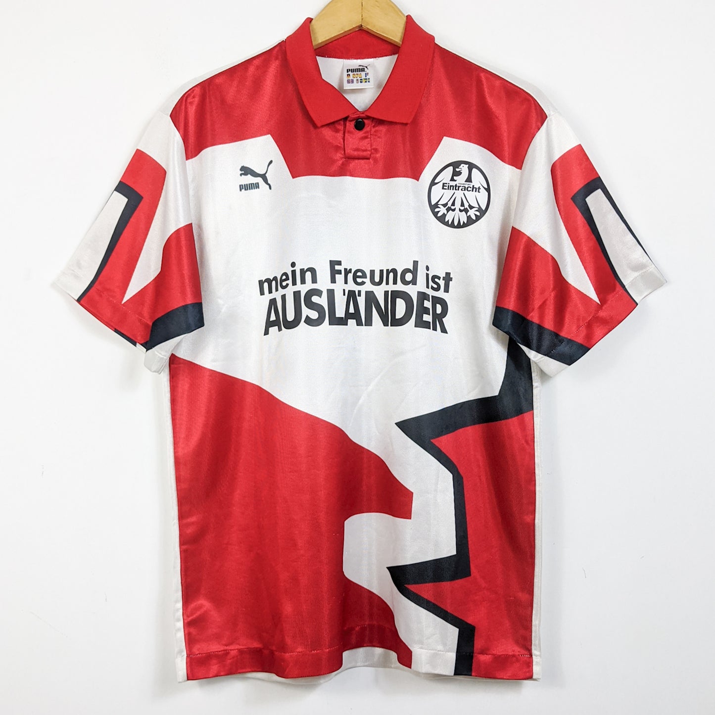 Original Eintracht Frankfurt 1992/93 Fourth - Okocha #7 Size L