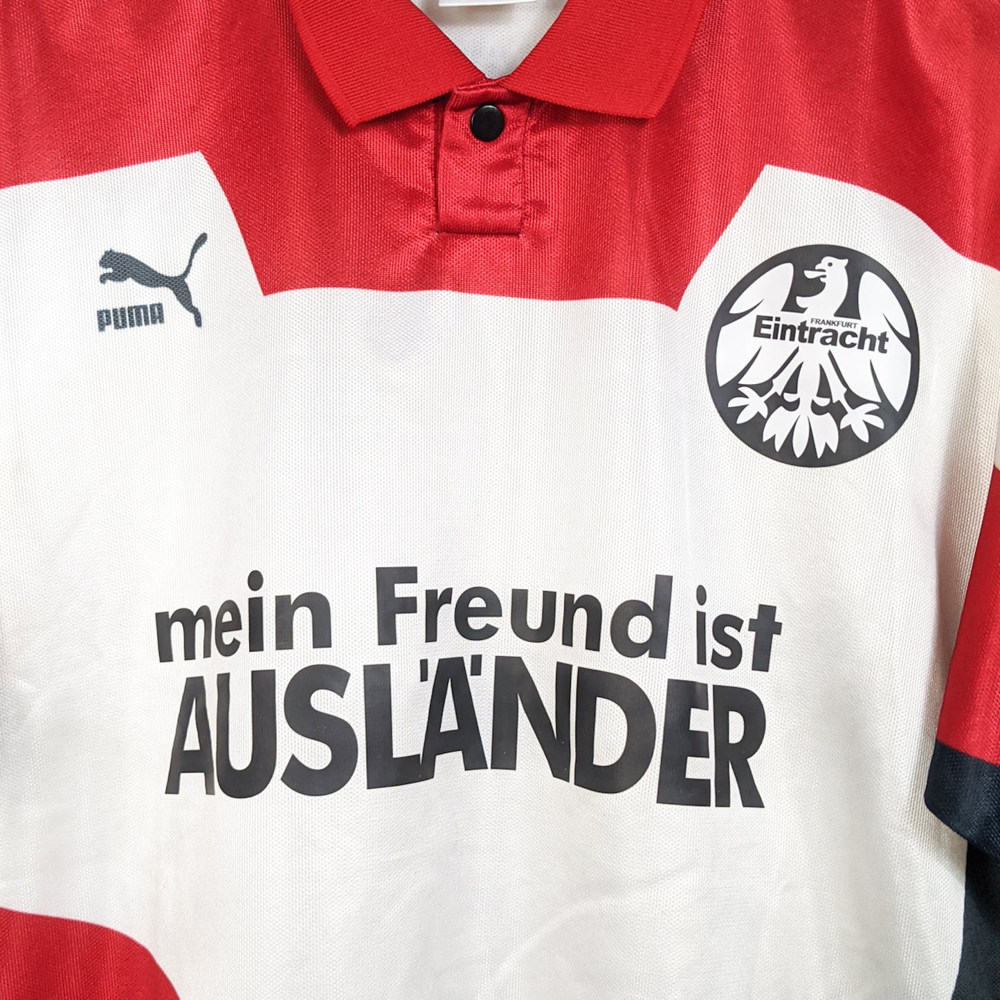 Original Eintracht Frankfurt 1992/93 Fourth - Okocha #7 Size L