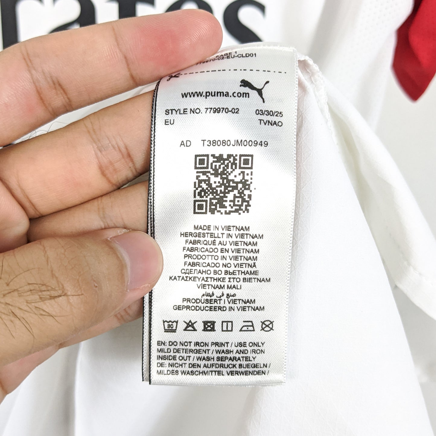 Original AC Milan 2025/26 Away - Rafa Leao #10 Size L (Bnwt) (Player Issue)