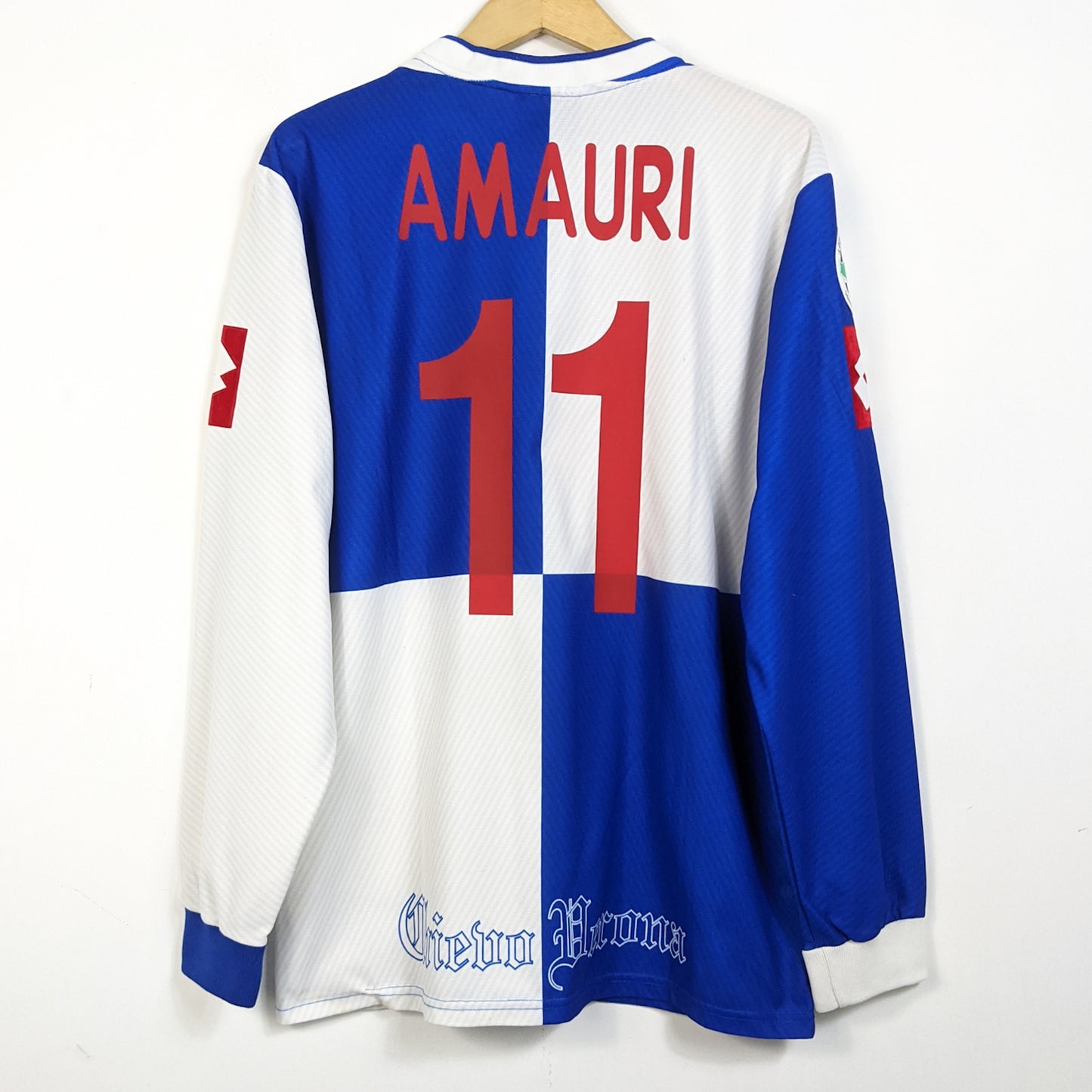 Original Chievo Verona 2005/06 Away - Amauri #11 Size XL (Long Sleeve)