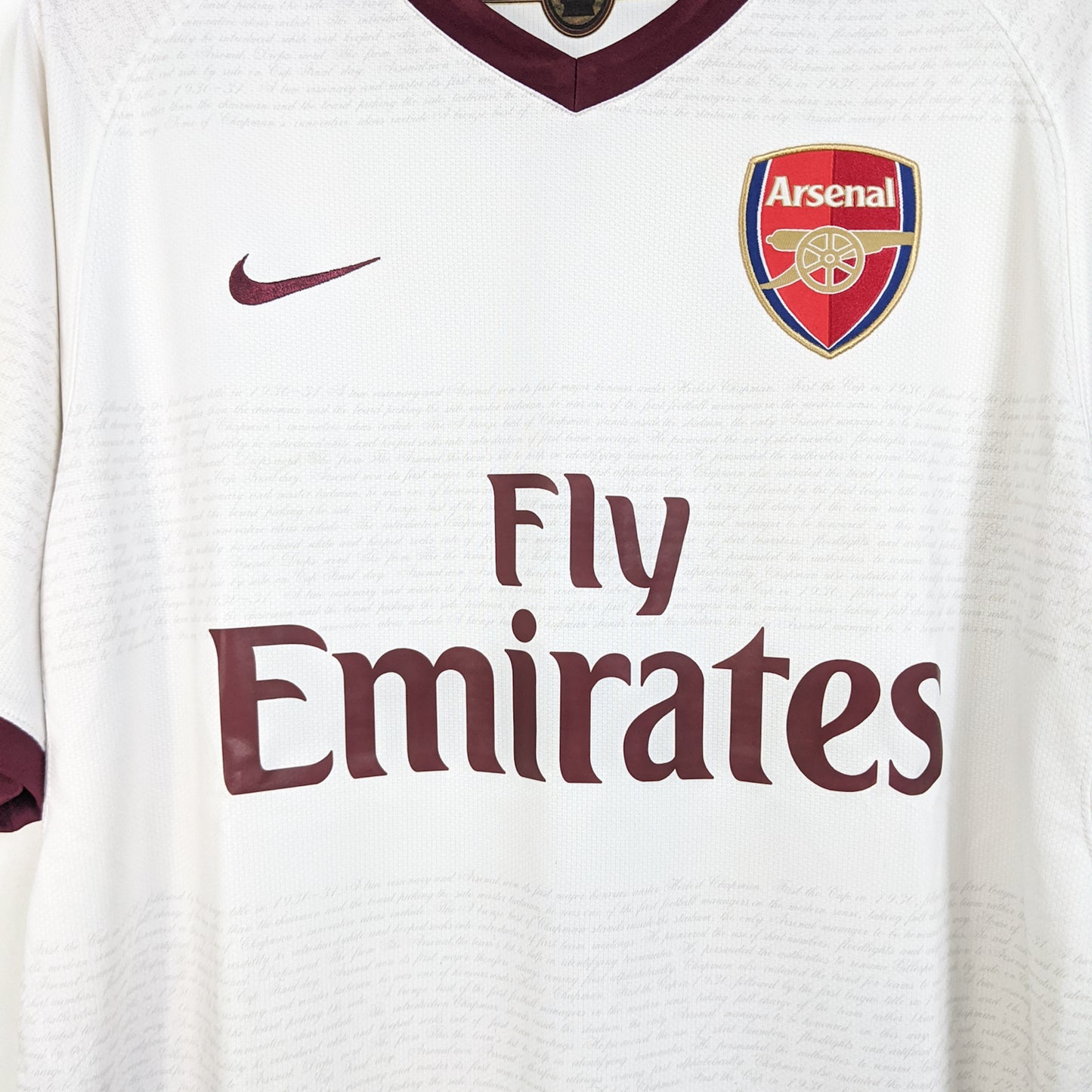 Original Arsenal 2007/08 Away - Fabregas #4 Size L