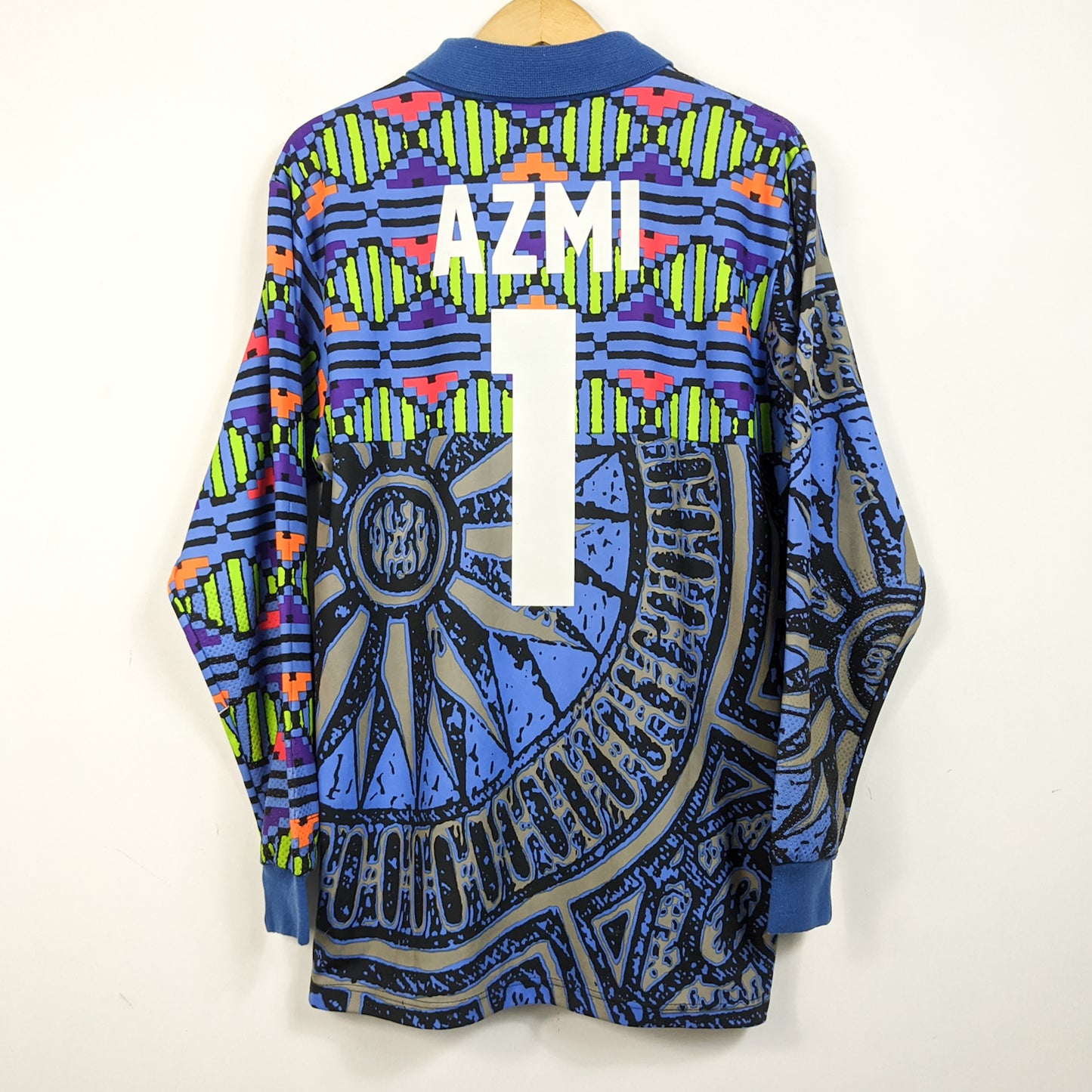 Original Morocco 1994 GK - Azmi #1 Size M (Long Sleeve) (Template)