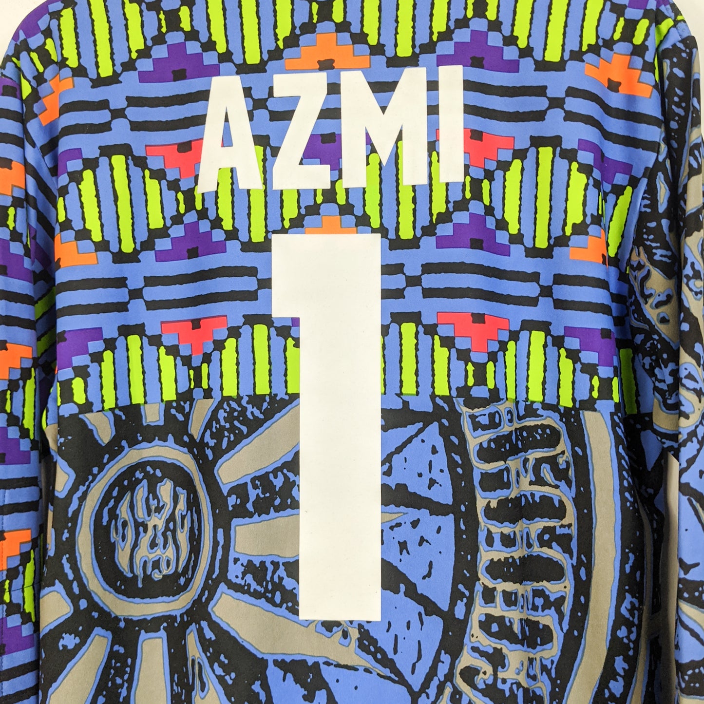 Original Morocco 1994 GK - Azmi #1 Size M (Long Sleeve) (Template)