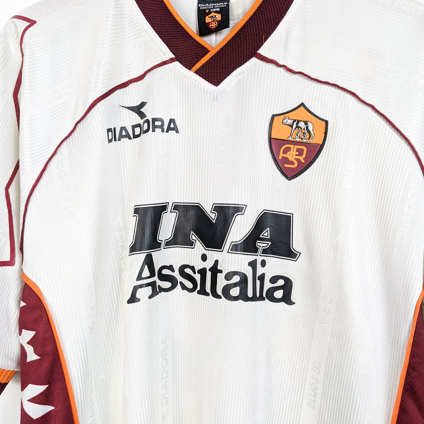 Original AS Roma 1999/00 Away - Totti #10 Size L