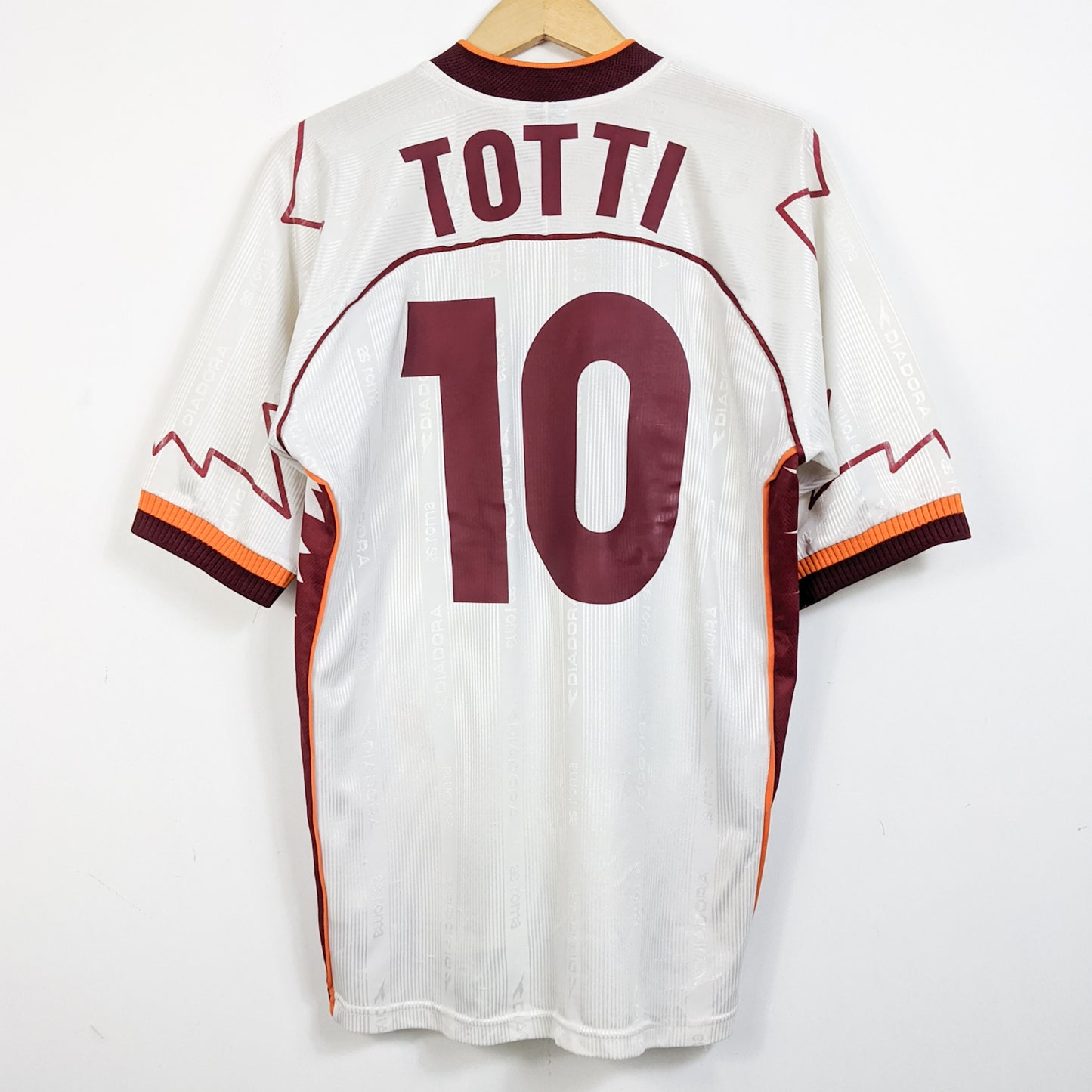 Original AS Roma 1999/00 Away - Totti #10 Size L