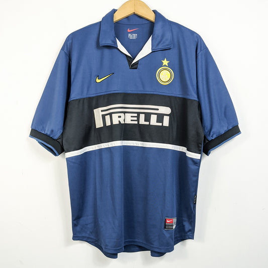 Original Inter Milan 1998/99 Third - Ronaldo #9 Size L fit XL