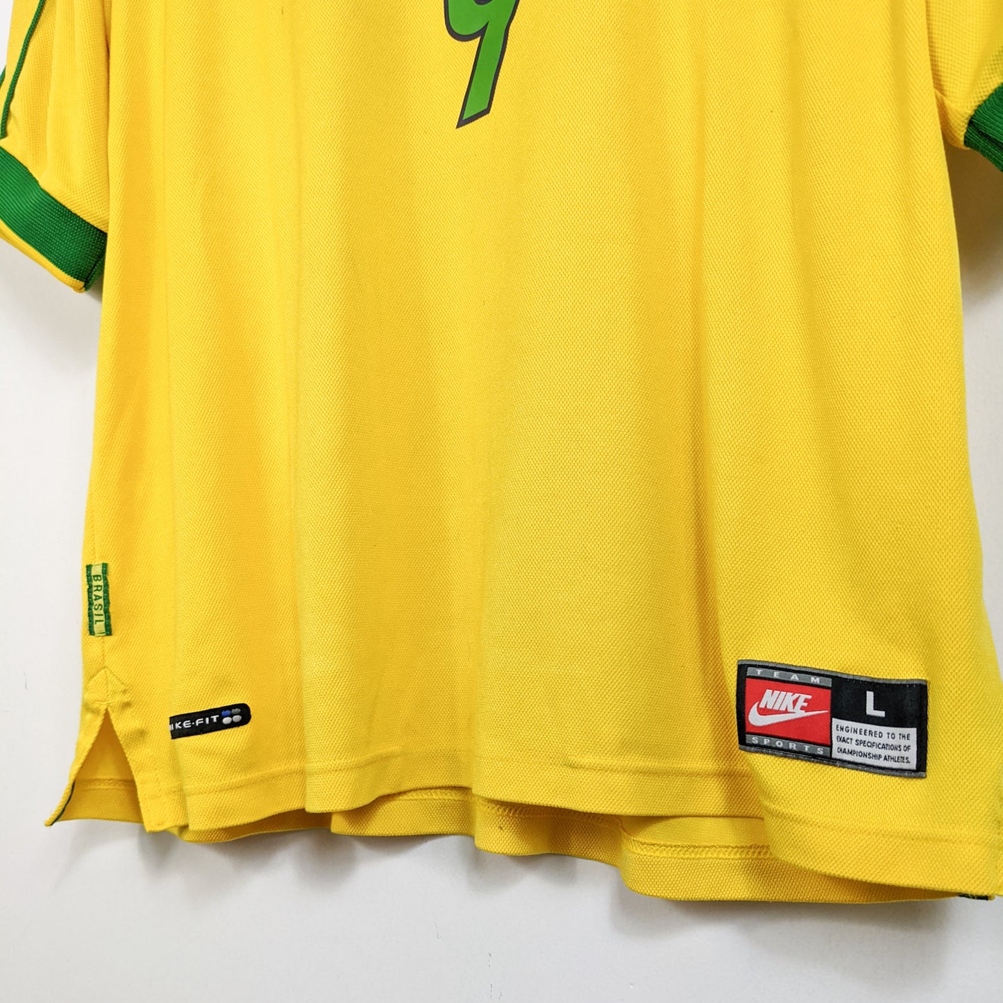 Original Brazil 1998 Home - Ronaldo #9 Size L
