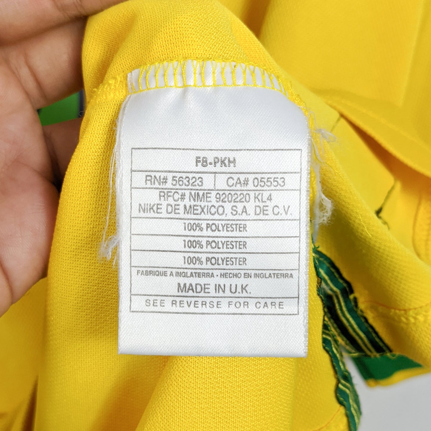 Original Brazil 1998 Home - Ronaldo #9 Size L