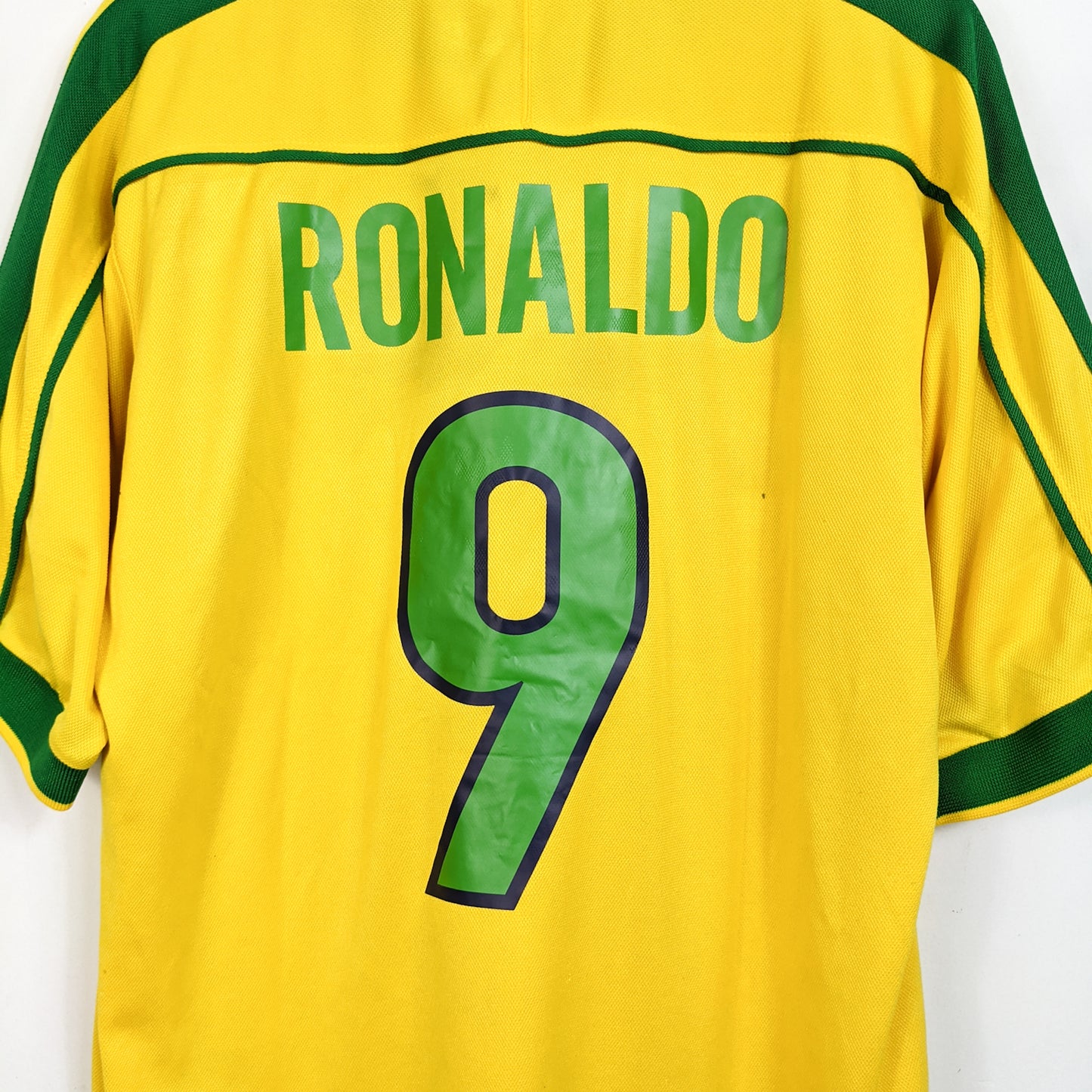 Original Brazil 1998 Home - Ronaldo #9 Size L