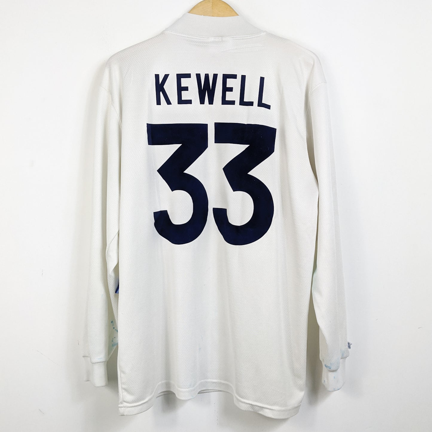 Original Leeds United 1995/96 Home - Kewell #33 Size XL (Long Sleeve)