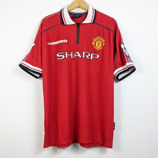 Original Manchester United 1998/99 Home - Beckham #7 Size XL