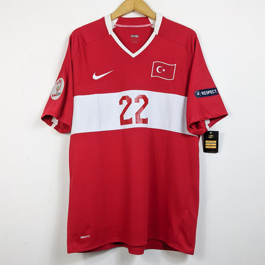 Original Turkey 2008/09 Home - Hamit Altintop #22 Size XL