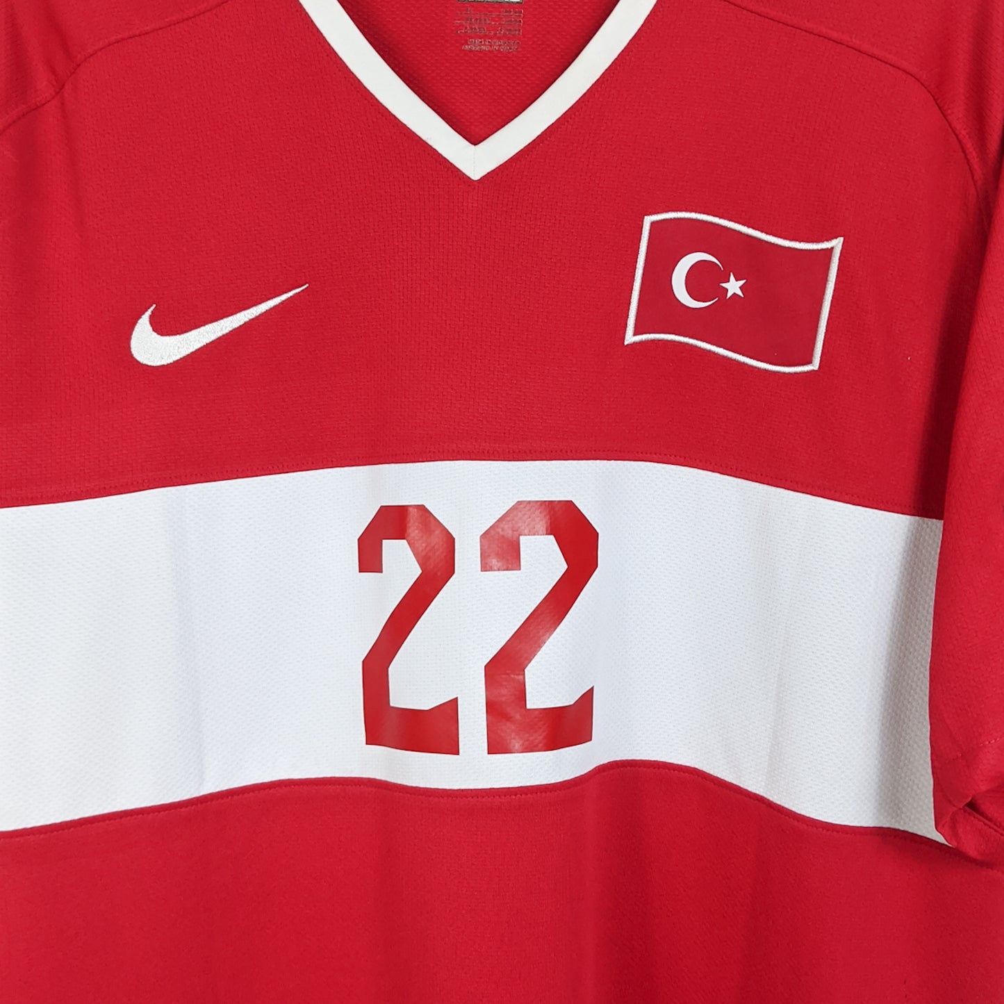 Original Turkey 2008/09 Home - Hamit Altintop #22 Size XL