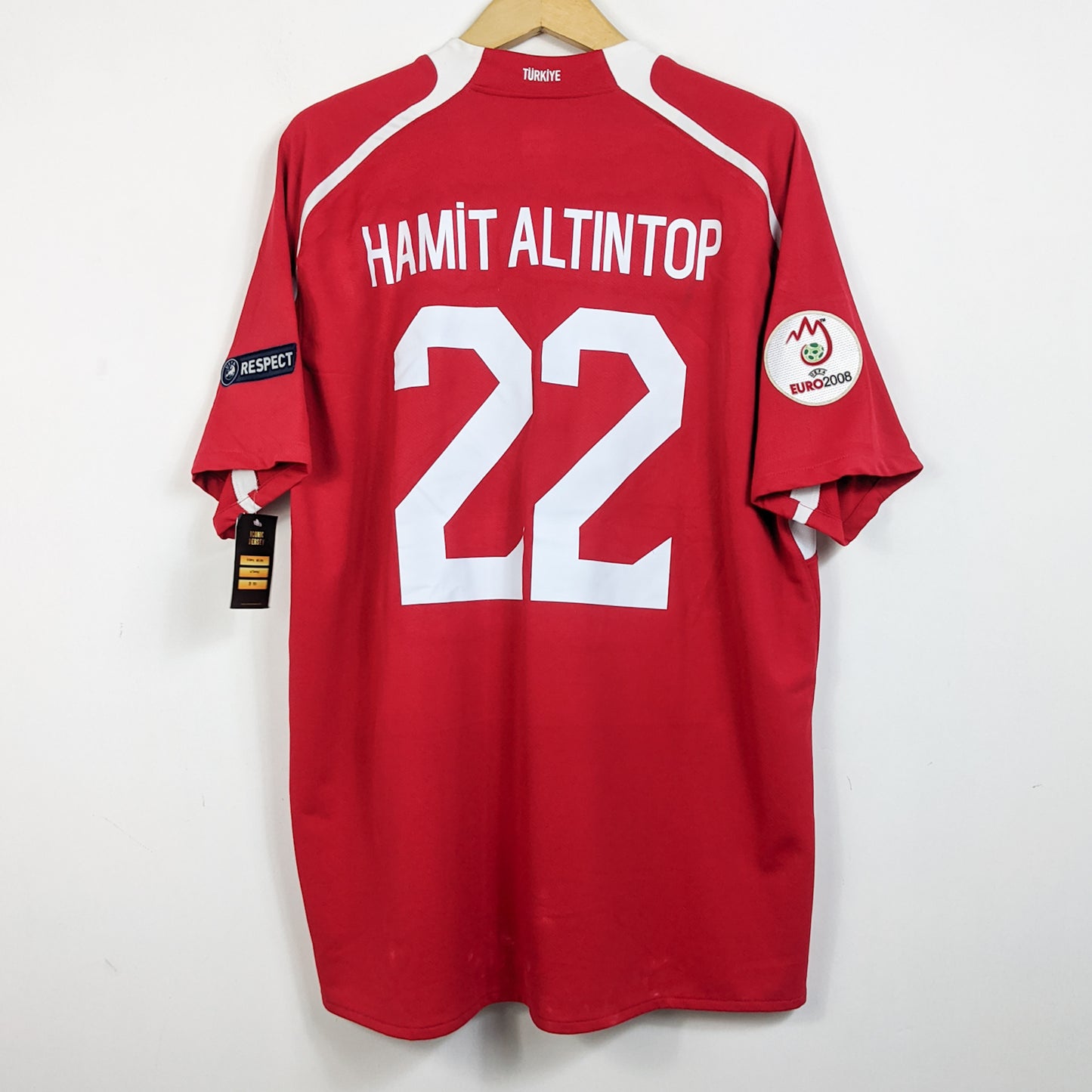 Original Turkey 2008/09 Home - Hamit Altintop #22 Size XL