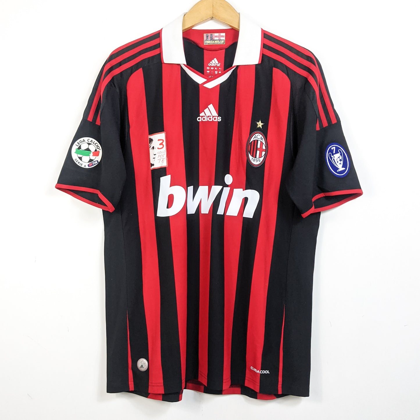 Original AC Milan 2009/10 Home - Maldini #3 Size L