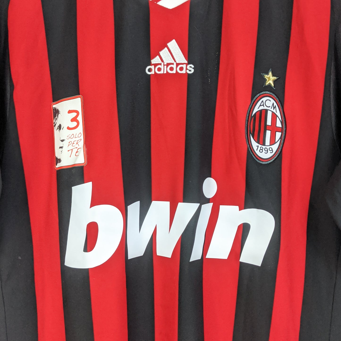 Original AC Milan 2009/10 Home - Maldini #3 Size L