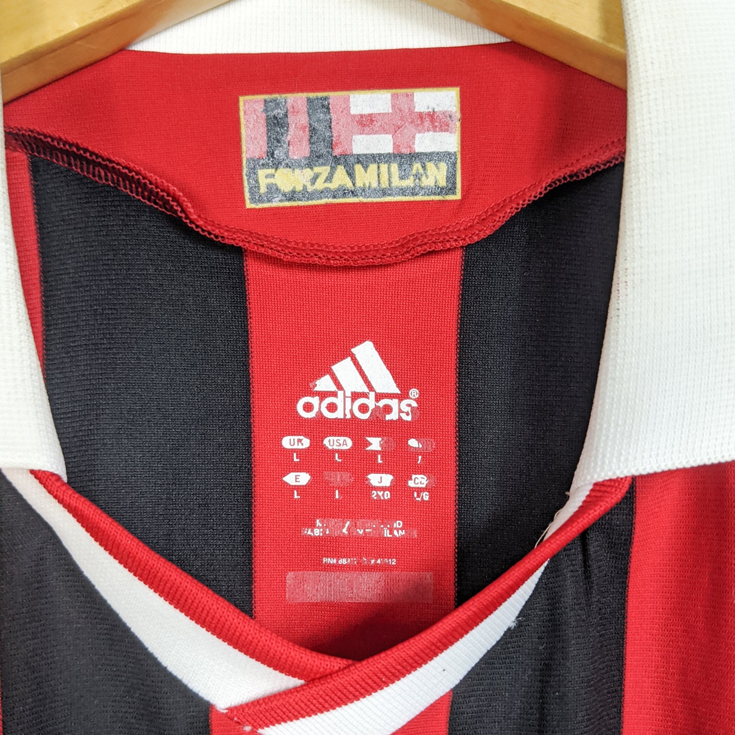 Original AC Milan 2009/10 Home - Maldini #3 Size L