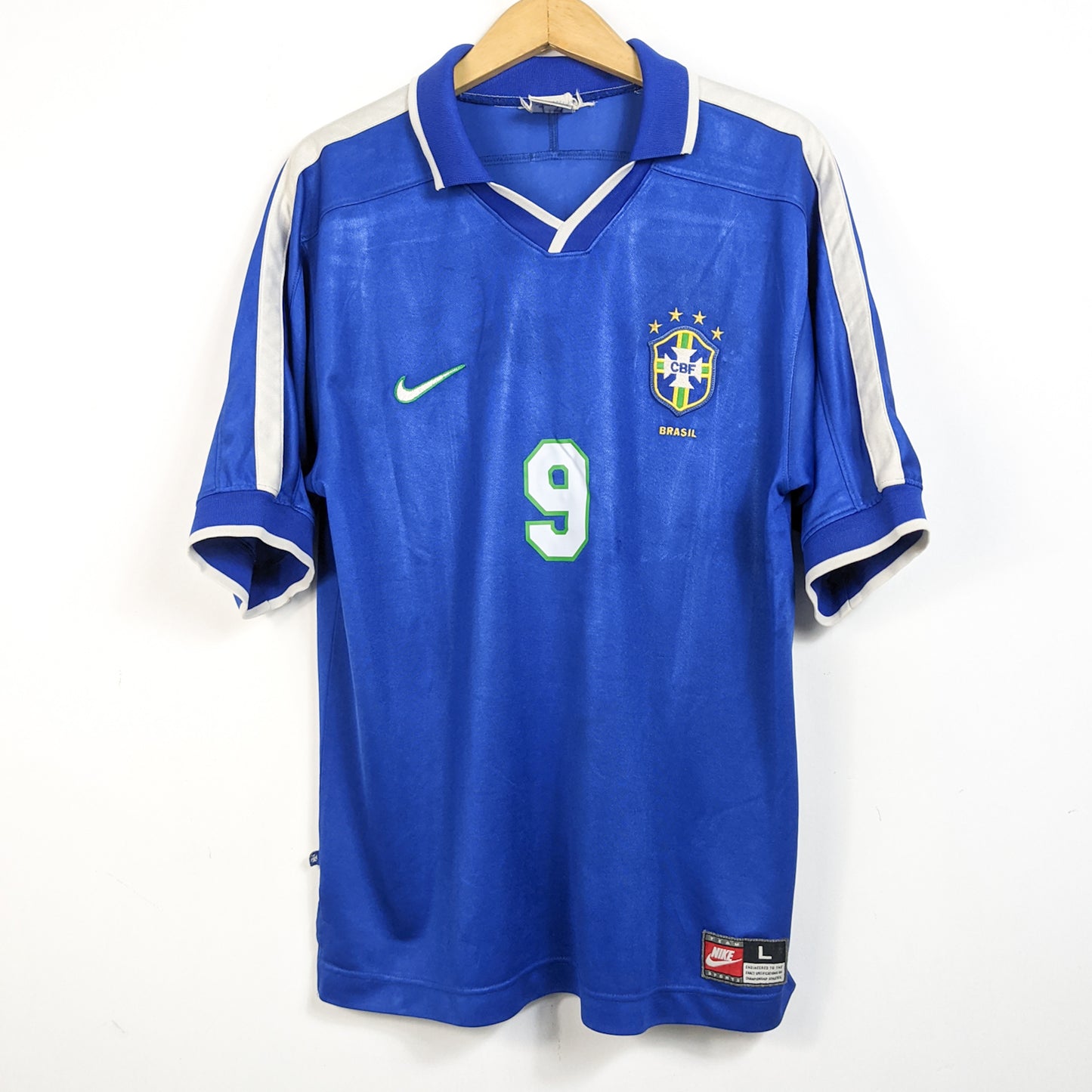 Original Brazil 1997/98 Away - Ronaldo #9 Size L