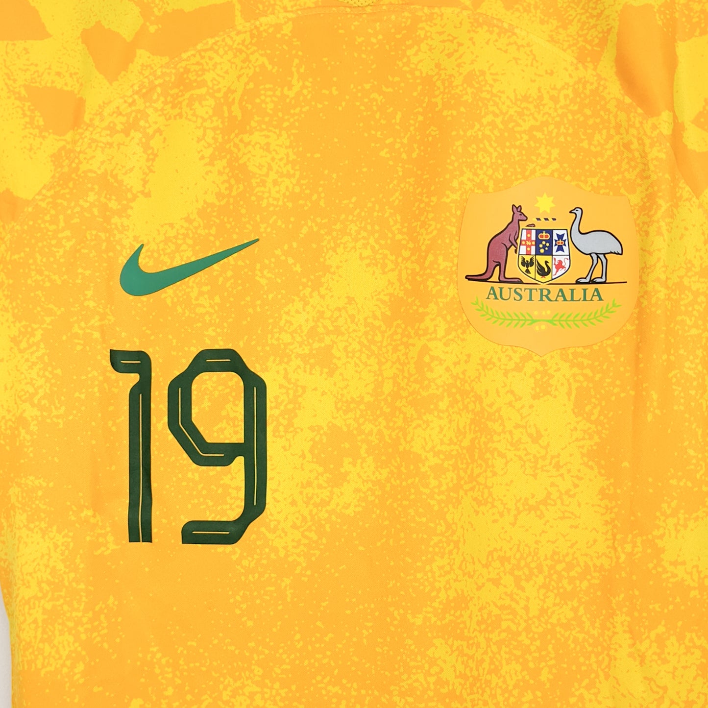 Original Australia 2022 Home - Souttar #19 Size L (Kitroom) (Player Issue)